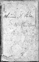 Signature in front cover of Annie's Bible.